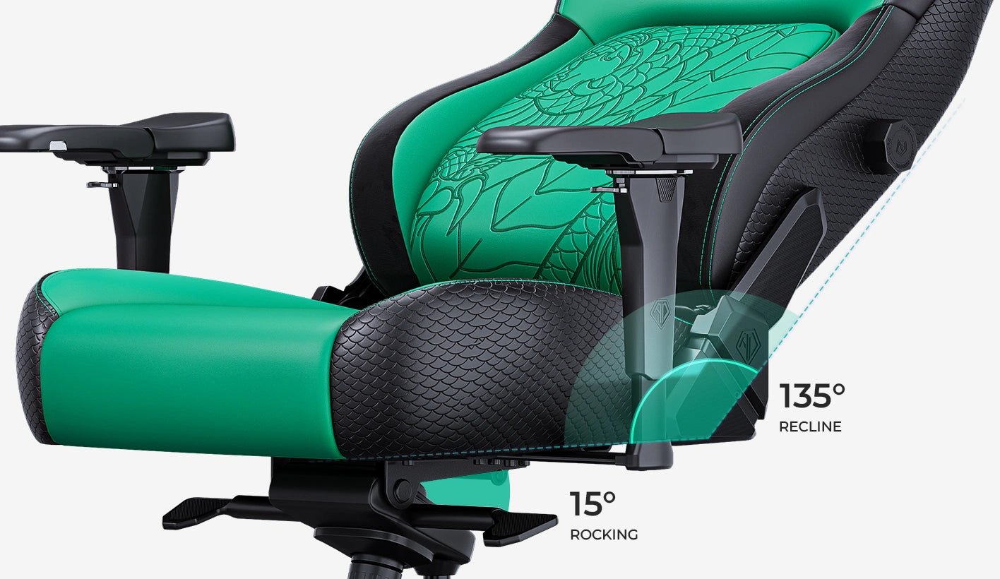 kaiser 4 flyquest edition with 135 degree recline and 15 degree rocking