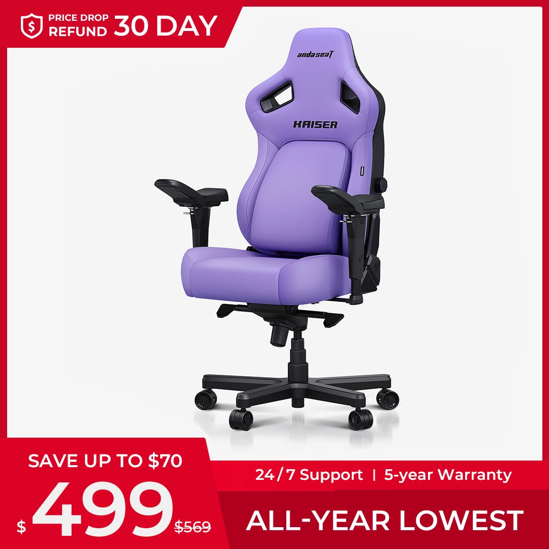 AndaSeat Zen Purple Kaiser 4 Series Premium Gaming Chair AndaSeat Official