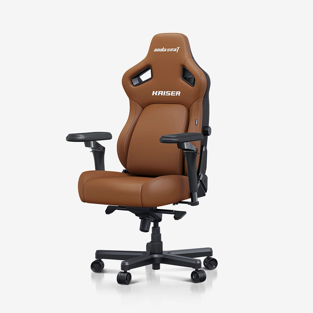 AndaSeat Bentley Brown Kaiser 4 6D Armrest Gaming Chair – AndaSeat