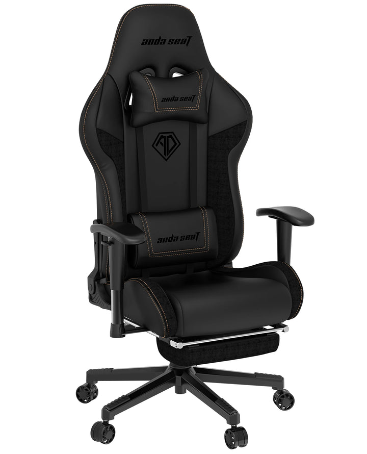 jungle 2 series gaming chair with footrest side