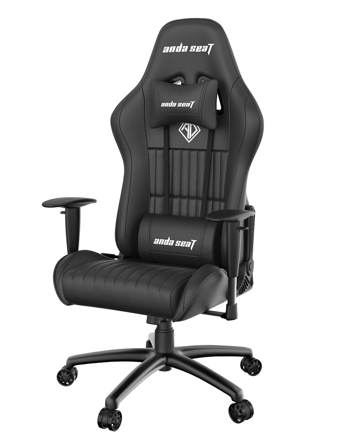 jungle series black gaming chair side