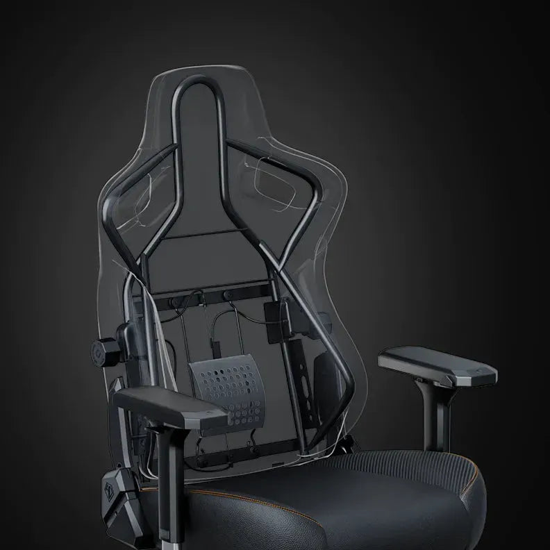 seamless steel frame andaseat gaming chair
