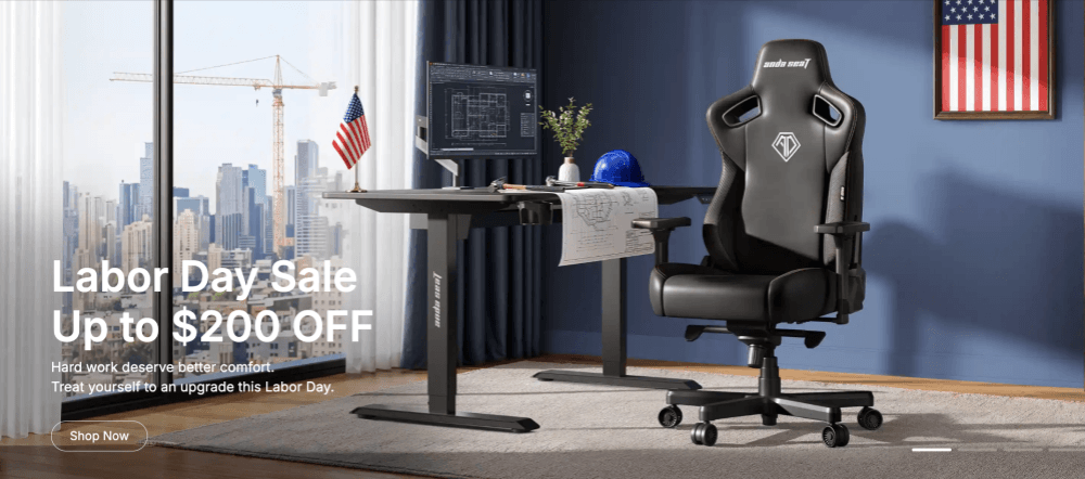 2026 AndaSeat Labor Day & Limited-Time Deals Till Oct. 8