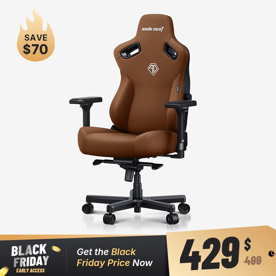 AndaSeat Bentley Brown Kaiser 3 Series Ergonomic Gaming Chair