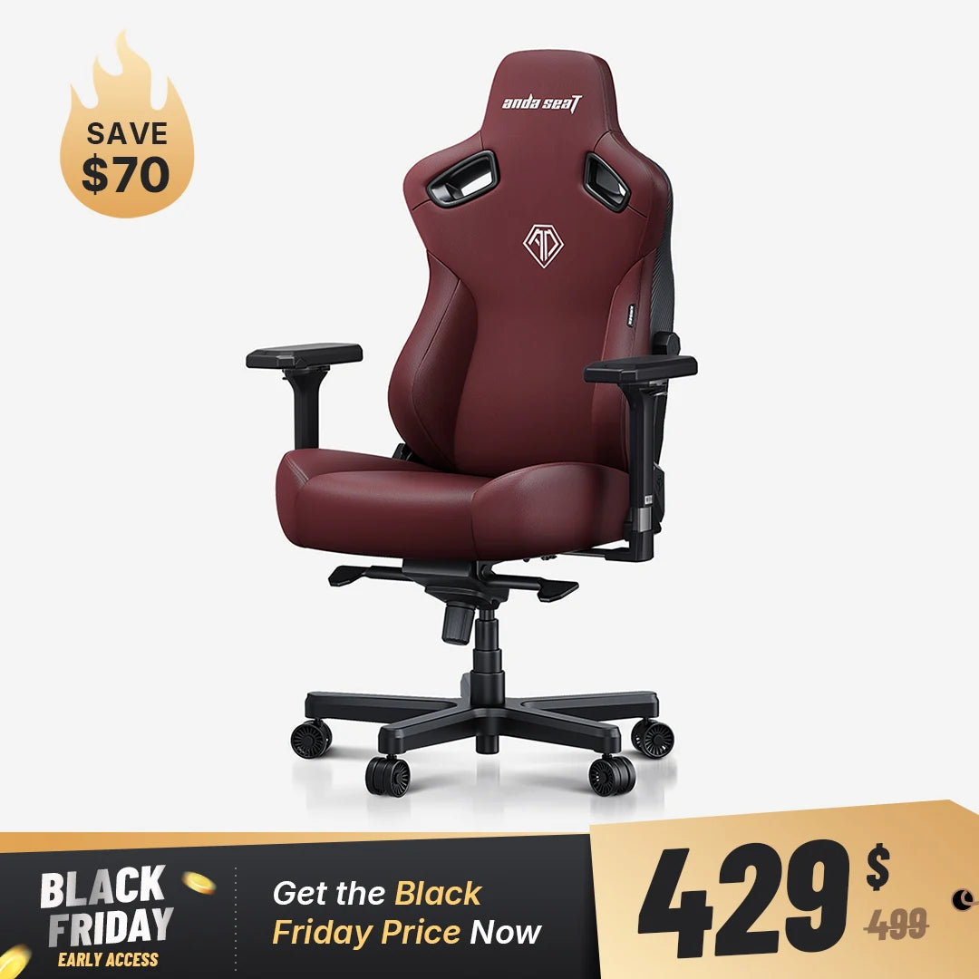 AndaSeat Classic Maroon Kaiser 3 Series Ergonomic Gaming Chair