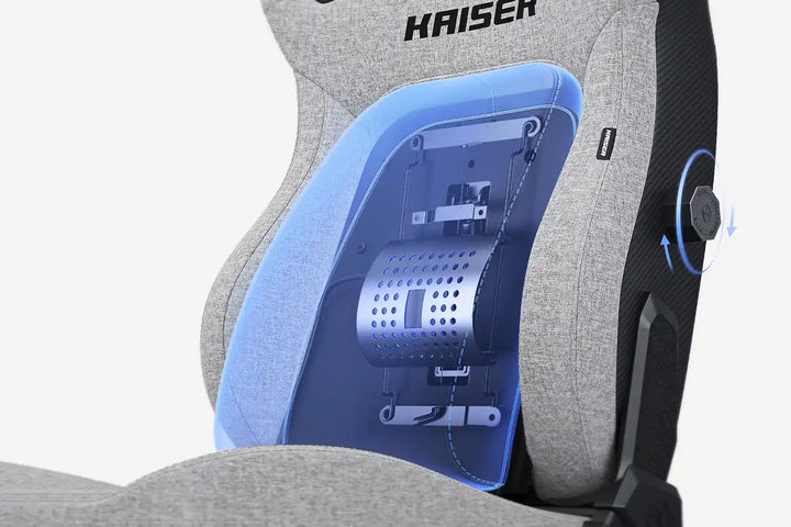 AndaSeat Ash Gray Kaiser 4 6D Armrest Gaming Chair – AndaSeat Official