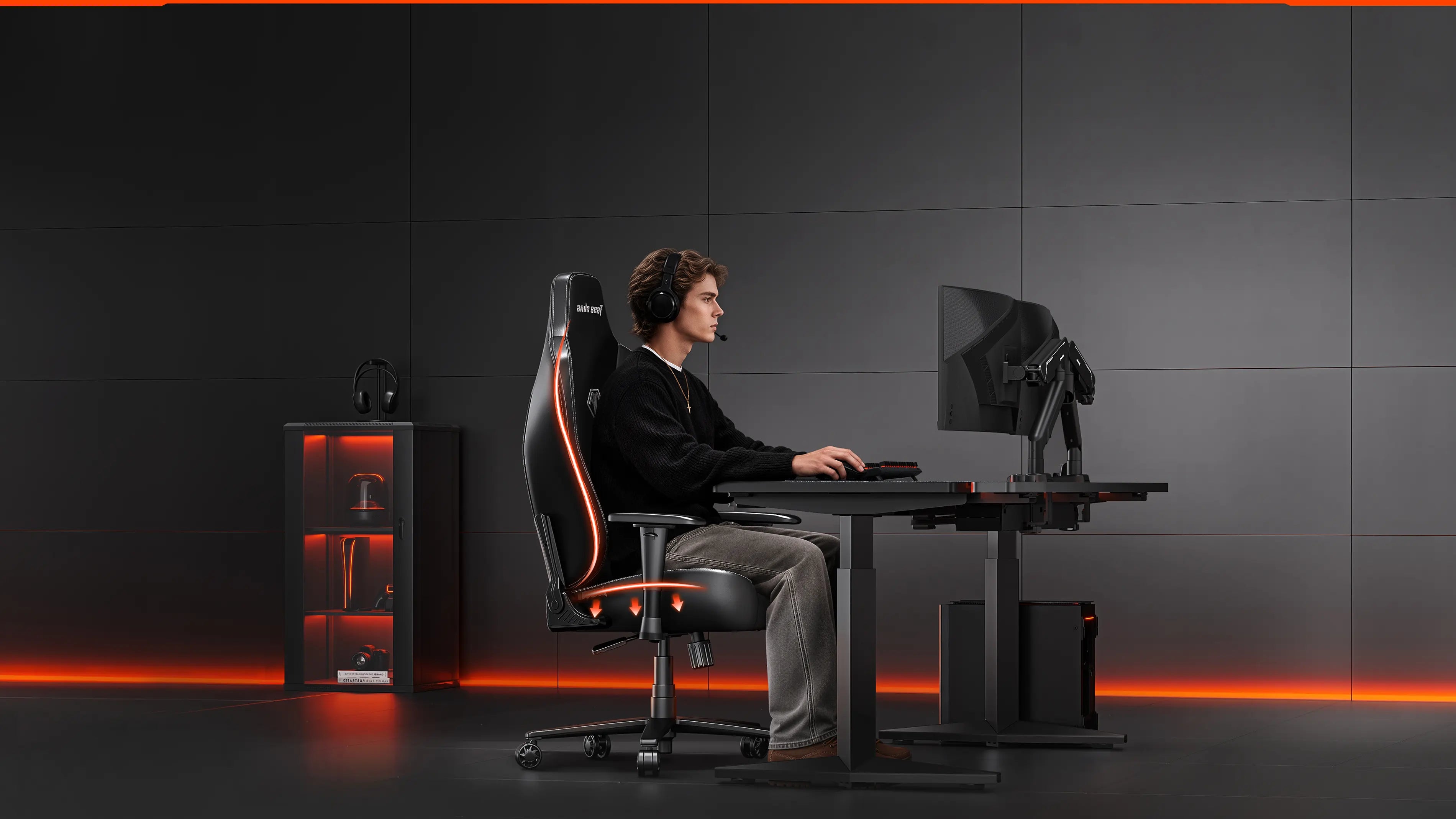 andaseat novis ergonomic gaming chair