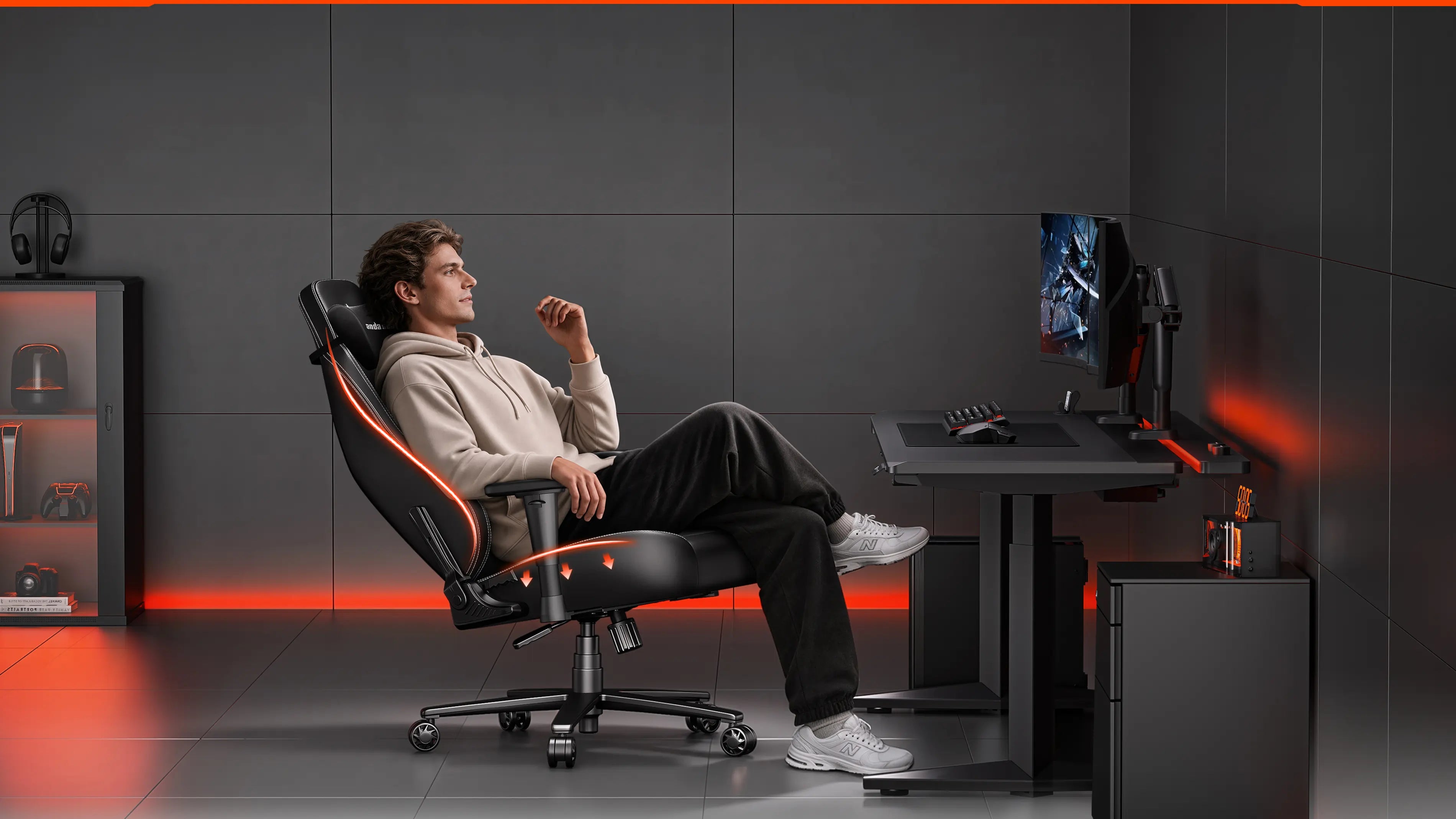 andaseat novis series ergonomic gaming chair