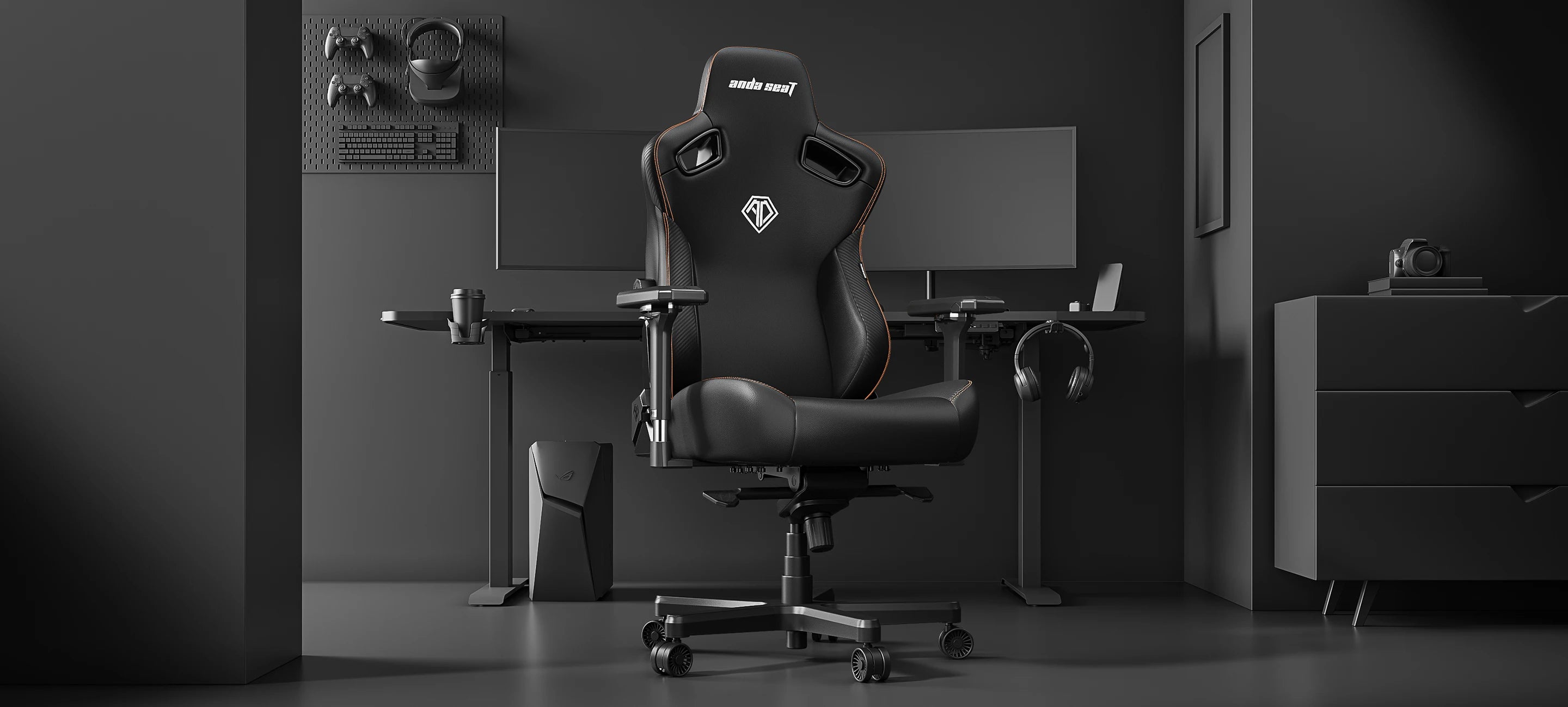 andaseat kaiser 3 elegant black gaming chair