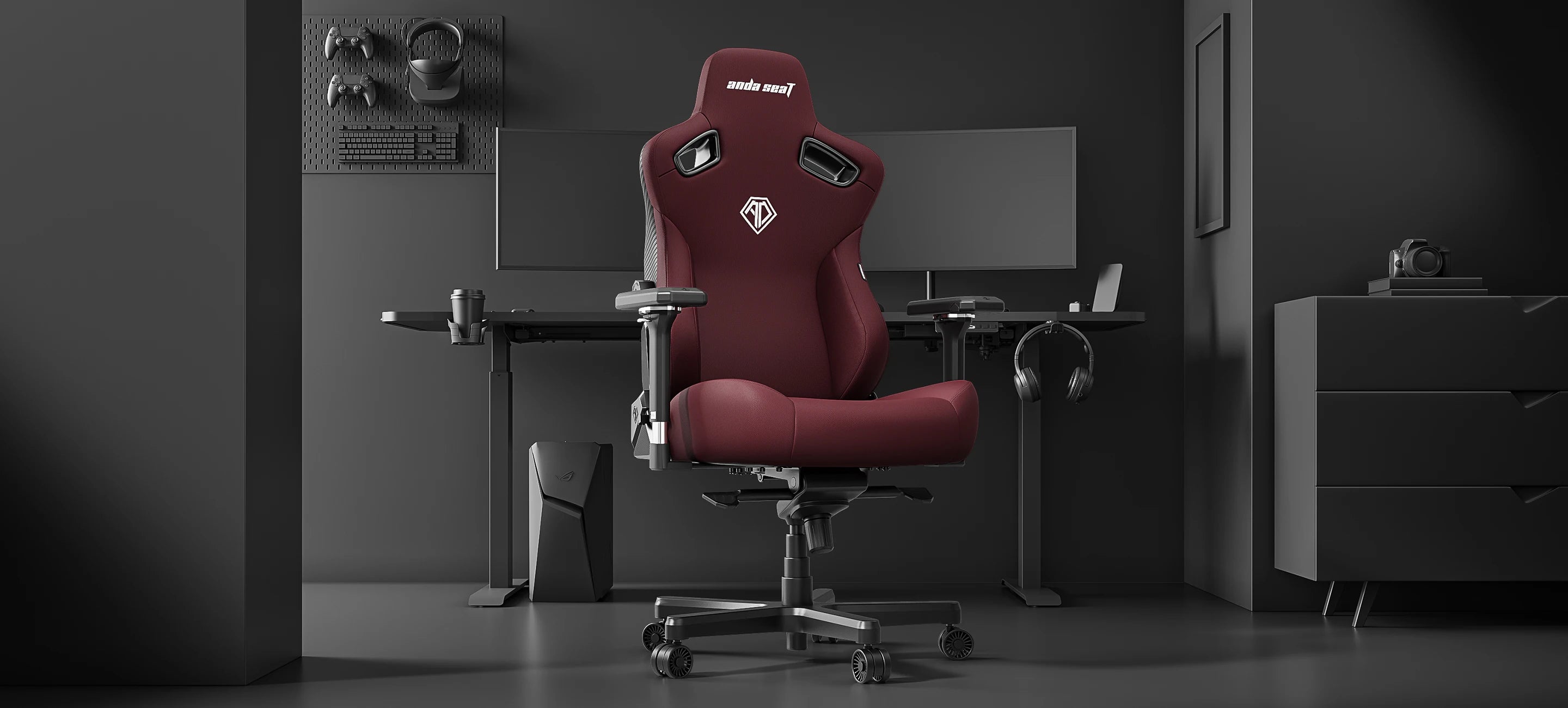 andaseat kaiser 3 classic maroon gaming chair