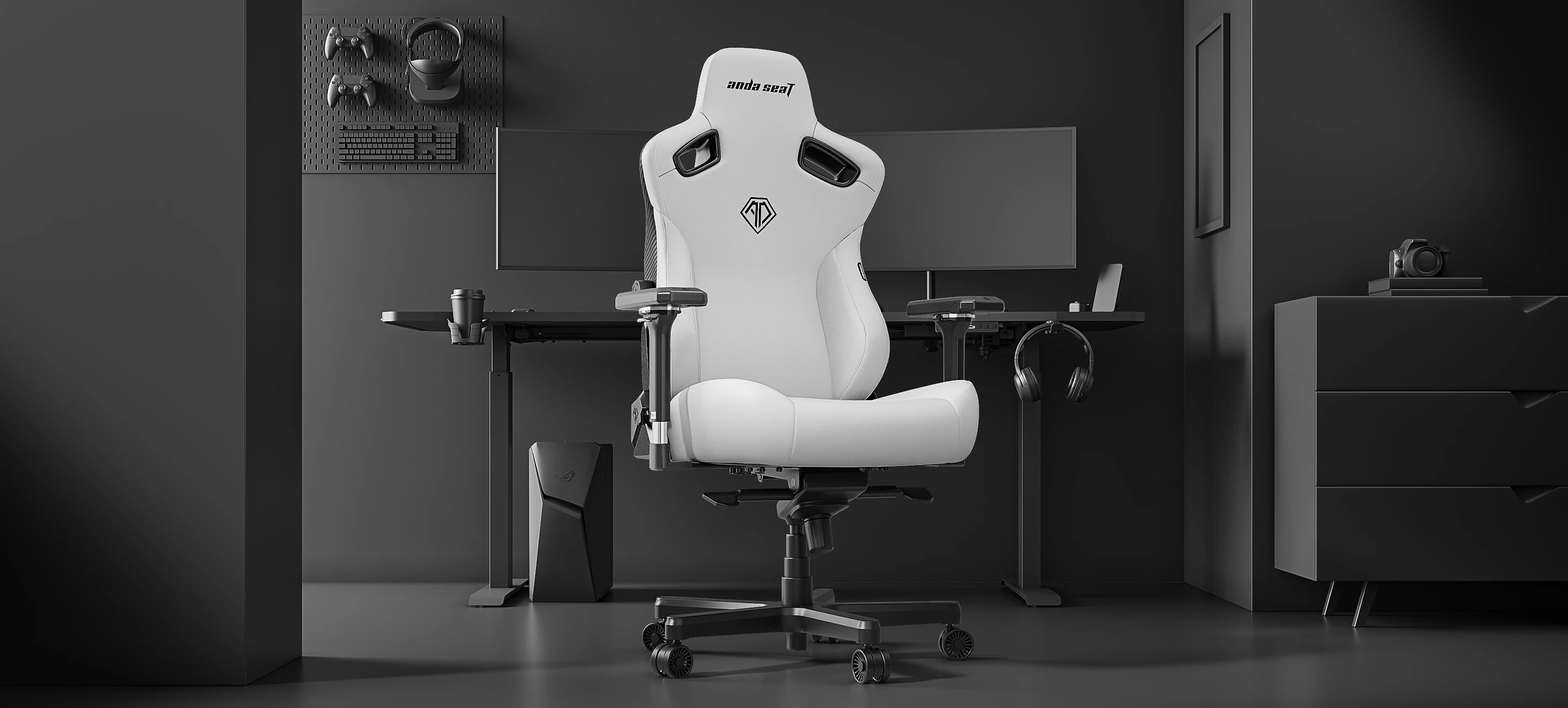 andaseat kaiser 3 white gaming chair