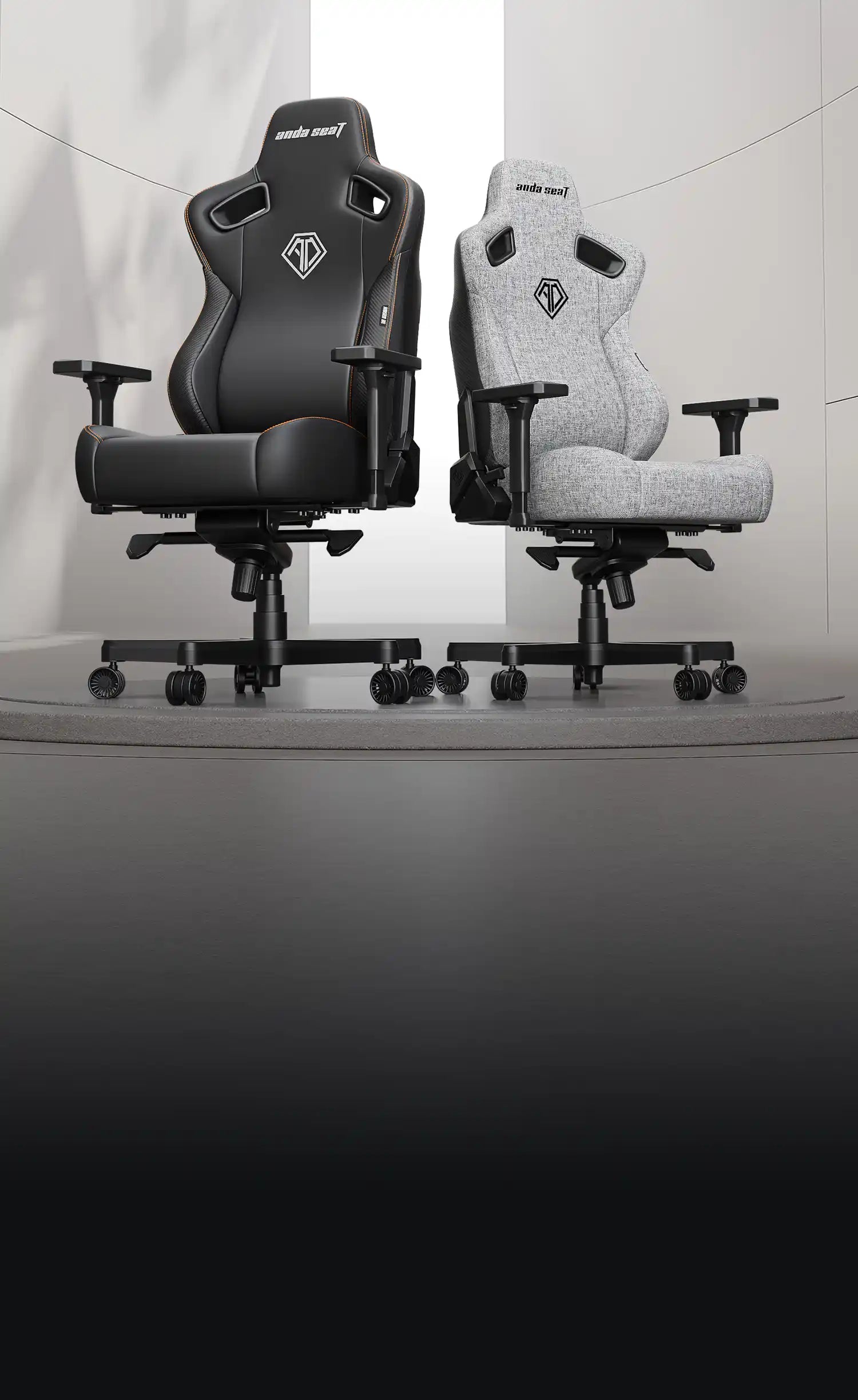 andaseat kaiser 3e ergonomic office gaming chair background