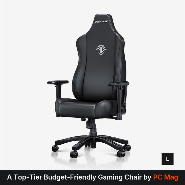 AndaSeat Elegant Black Novis Series Best Budget Ergonomic Gaming Chair