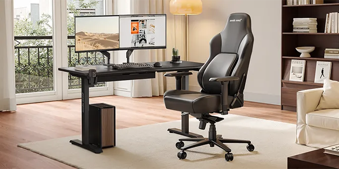 Phantom 4 Gaming Chair and Xtreme Standing Desk Bundle
