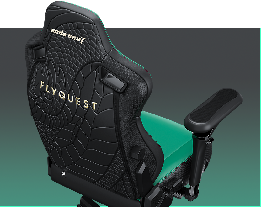 flyquest andaseat kaiser 4 gaming chair powerful dragon motifs
