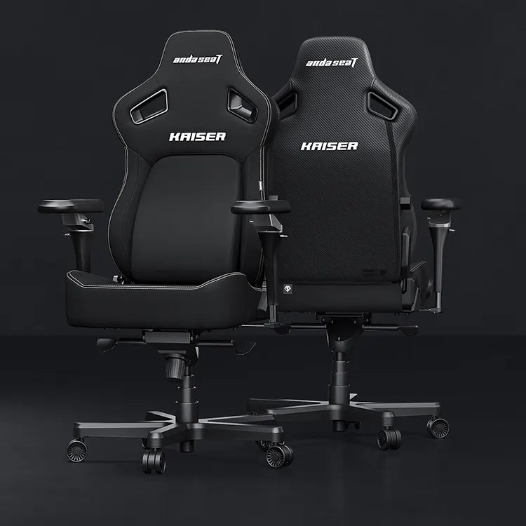 andaseat new kaiser 4 carbon black gaming chair