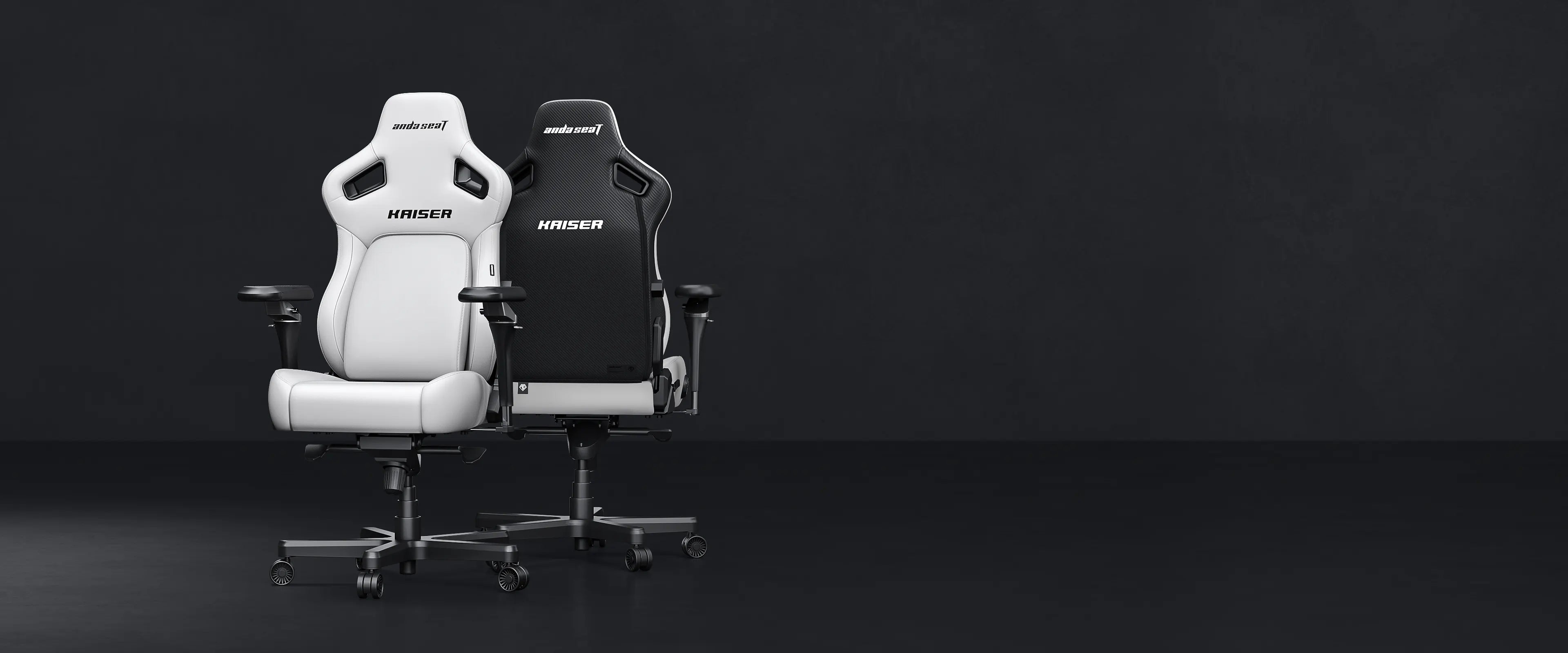 andaseat new kaiser 4 cloudy white gaming chair