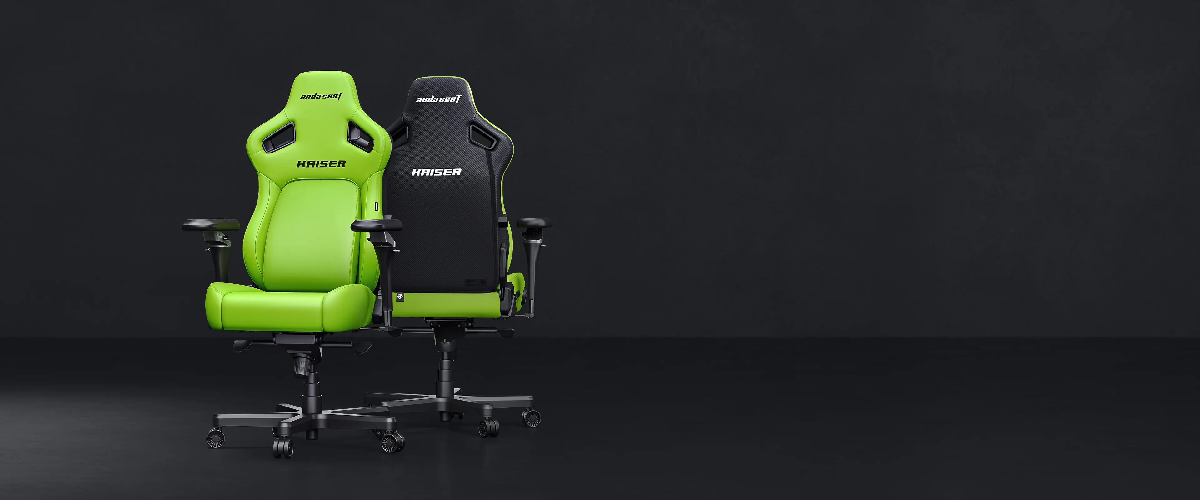 andaseat new kaiser 4 cyber green gaming chair